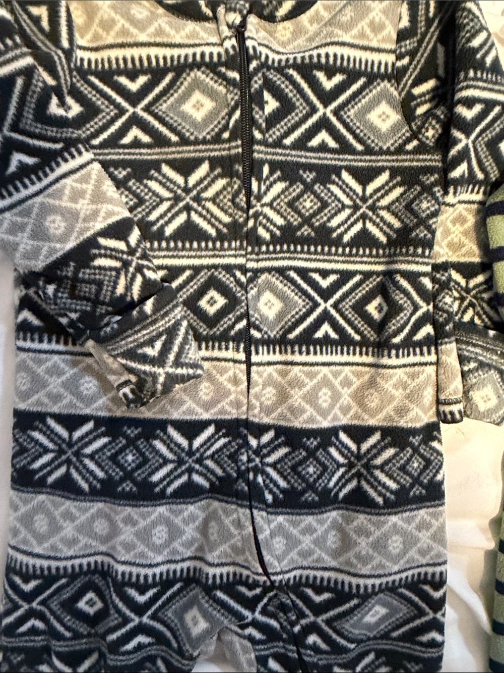 Fleece One-Piece Sleep Rompers - Picture 6 of 7
